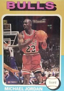 1991 Baseball Cards Presents Superstar and Rookie Special Repli-Cards #19 Michael Jordan Front