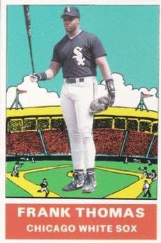 1992 Baseball Cards Presents Sports Card Boom Repli-Cards #1 Frank Thomas Front