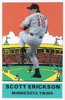 1992 Baseball Cards Presents Sports Card Boom Repli-Cards #2 Scott Erickson Front
