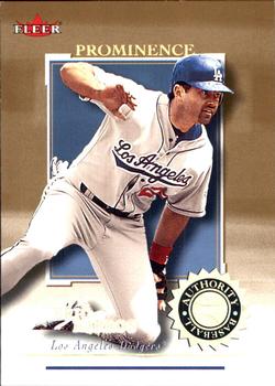 2001 Fleer Authority - Prominence #9 Eric Karros  Front