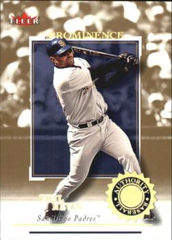 2001 Fleer Authority - Prominence #41 Phil Nevin  Front