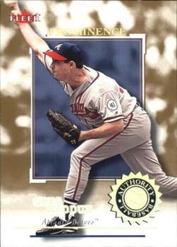 2001 Fleer Authority - Prominence #89 Greg Maddux  Front