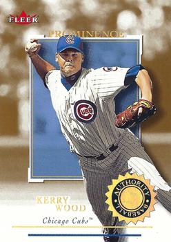 2001 Fleer Authority - Prominence #91 Kerry Wood  Front