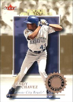 2001 Fleer Authority - Prominence #127 Endy Chavez  Front