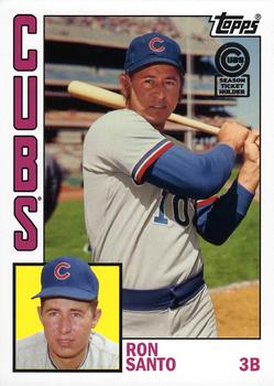 2013 Topps Archives Chicago Cubs Season Ticket Holder #CUBS-3 Ron Santo Front