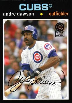 2013 Topps Archives Chicago Cubs Season Ticket Holder #CUBS-8 Andre Dawson Front