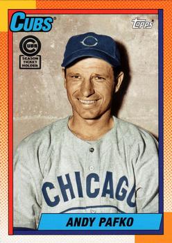 2013 Topps Archives Chicago Cubs Season Ticket Holder #CUBS-55 Andy Pafko Front