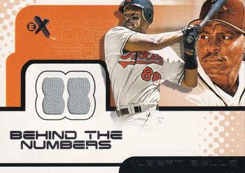 2001 Fleer E-X - Behind the Numbers Game Jersey #NNO Albert Belle Front