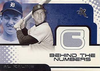 2001 Fleer E-X - Behind the Numbers Game Jersey #NNO Al Kaline Front