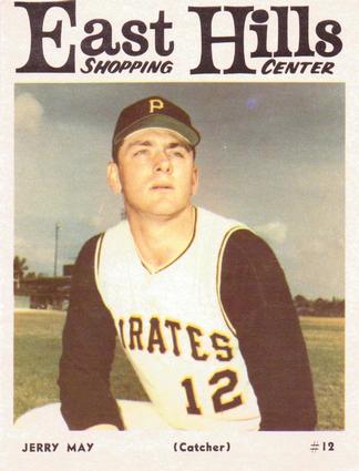 1966 East Hills Pittsburgh Pirates #NNO Jerry May Front