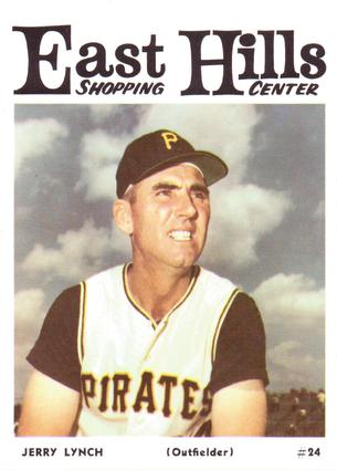 1966 East Hills Pittsburgh Pirates #NNO Jerry Lynch Front