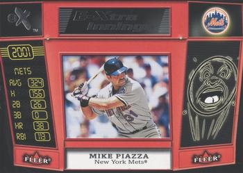 2001 Fleer E-X - E-Xtra Innings #4XI Mike Piazza  Front