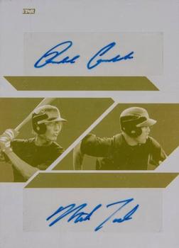 2009 TriStar Prospects Plus - Autographs Printing Plates Yellow #81 Randal Grichuk / Mike Trout Front