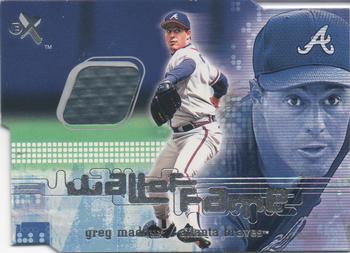 2001 Fleer E-X - Wall of Fame #NNO Greg Maddux  Front