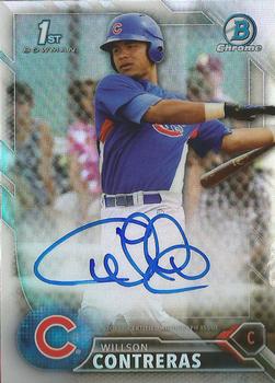 2016 Bowman - Chrome Prospect Autographs Refractor #CPA-WC Willson Contreras Front
