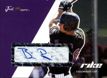 2008 Just Autographs - Signatures #59 Brian Rike Front