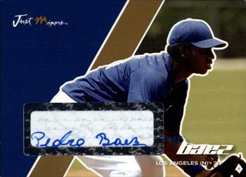 2008 Just Autographs - Signatures Gold #03 Pedro Baez Front