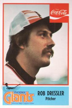 1976 Cramer Phoenix Giants #NNO Rob Dressler Front