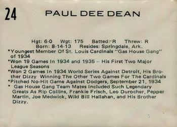 1976 Goof's Pants Tulsa Oilers #24 Paul Dean Back