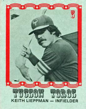 1976 Caruso Tucson Toros #3 Keith Lieppman Front