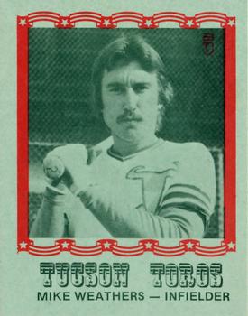 1976 Caruso Tucson Toros #5 Mike Weathers Front