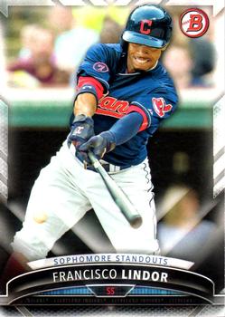 2016 Bowman - Sophomore Standouts #SS-4 Francisco Lindor Front