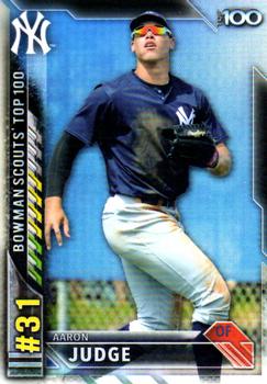 2016 Bowman - Bowman Scouts' Top 100 #BTP-31 Aaron Judge Front