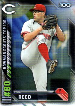 2016 Bowman - Bowman Scouts' Top 100 #BTP-80 Cody Reed Front