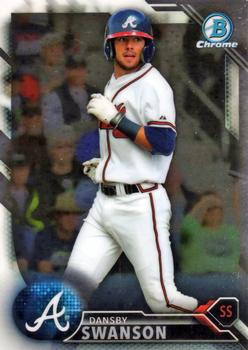 2016 Bowman - Chrome Prospects #BCP50 Dansby Swanson Front