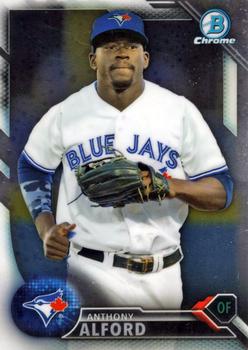 2016 Bowman - Chrome Prospects #BCP59 Anthony Alford Front