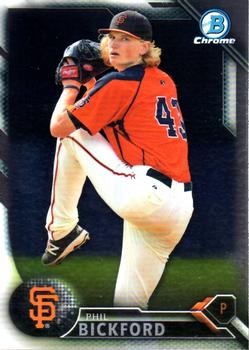 2016 Bowman - Chrome Prospects #BCP72 Phil Bickford Front