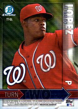 2016 Bowman - Chrome Turn Two #TT-GL Reynaldo Lopez / Lucas Giolito Back