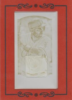 2016 Topps Gypsy Queen - Mini Framed Printing Plate Yellow #20 Todd Frazier Front