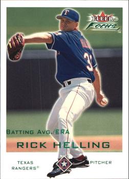 2001 Fleer Focus - Green #88 Rick Helling Front