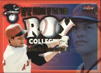 2001 Fleer Focus - ROY Collection #6 ROY Carlton Fisk  Front