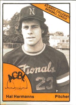 1977 TCMA Atlantic Collegiate Baseball League #NNO Hal Hermanns Front