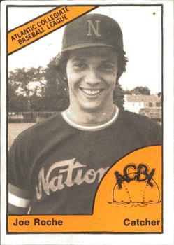 1977 TCMA Atlantic Collegiate Baseball League #NNO Joe Roche Front