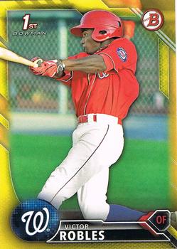 2016 Bowman - Prospects Yellow #BP10 Victor Robles Front