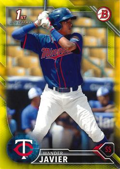 2016 Bowman - Prospects Yellow #BP32 Wander Javier Front