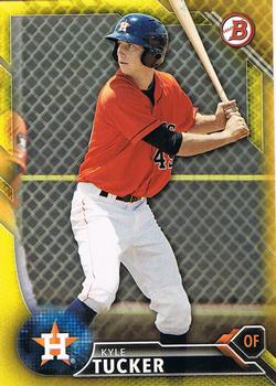 2016 Bowman - Prospects Yellow #BP60 Kyle Tucker Front