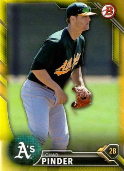 2016 Bowman - Prospects Yellow #BP139 Chad Pinder Front