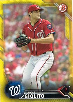 2016 Bowman - Prospects Yellow #BP150 Lucas Giolito Front