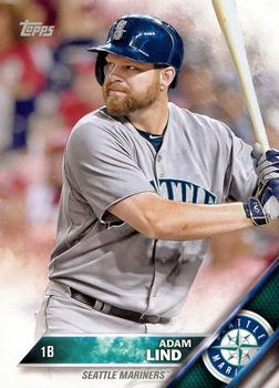 2016 Topps Seattle Mariners #SM-9 Adam Lind Front