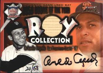 2001 Fleer Focus - ROY Collection Memorabilia Autograph #NNO Orlando Cepeda Front