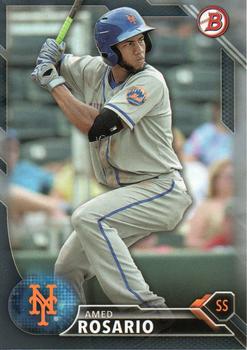 2016 Bowman - Prospects Silver #BP95 Amed Rosario Front