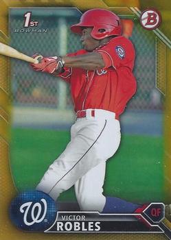 2016 Bowman - Prospects Gold #BP10 Victor Robles Front