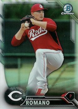 2016 Bowman - Chrome Prospects Refractor #BCP33 Sal Romano Front