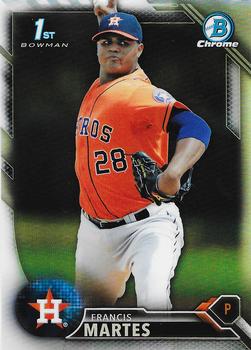 2016 Bowman - Chrome Prospects Refractor #BCP34 Francis Martes Front