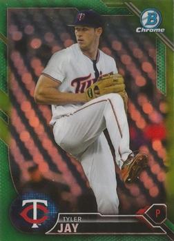 2016 Bowman - Chrome Prospects Green Refractor #BCP61 Tyler Jay Front