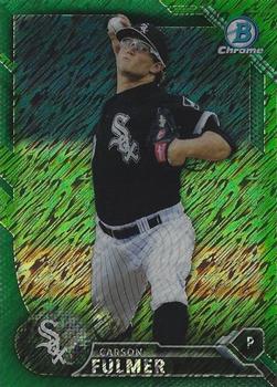 2016 Bowman - Chrome Prospects Green Refractor #BCP63 Carson Fulmer Front